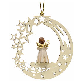 Weihnachtsschmuck Engel mit Glocke aus Holz