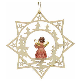 Christmas decoration star angel with guitar