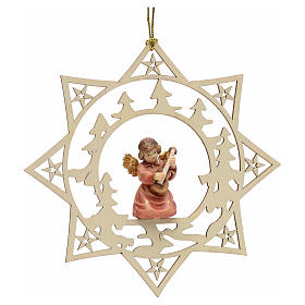 Christmas decoration star angel with guitar