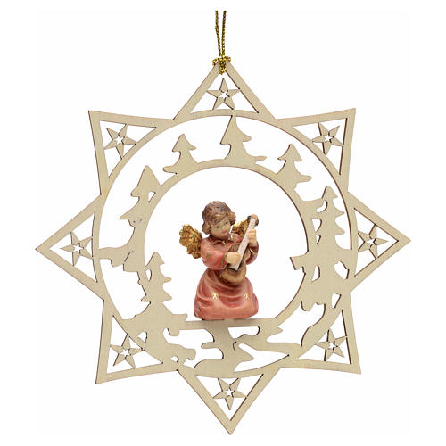 Christmas decoration star angel with guitar 1
