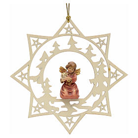 Christmas decoration star angel with gift