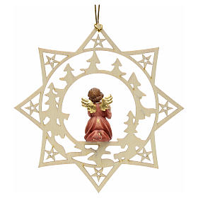 Christmas decoration star angel with gift