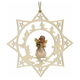 Christmas decoration star angel with pine tree