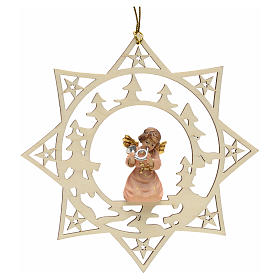 Christmas decoration star angel with horn