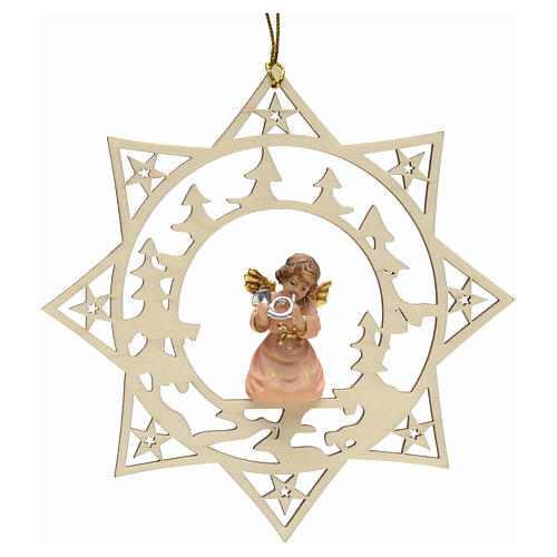Christmas decoration star angel with horn 1