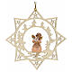 Christmas decoration star angel with horn s1