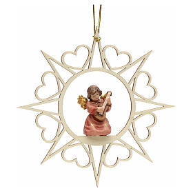 Christmas decoration angel with double bass