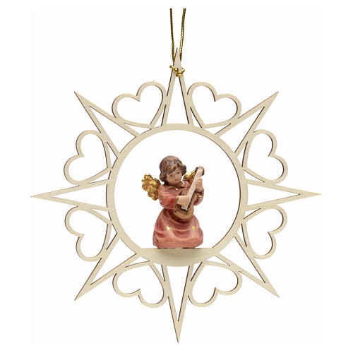 Christmas decoration angel with double bass 1
