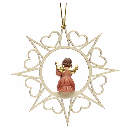 Christmas decoration angel with double bass 2