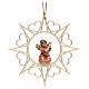 Christmas decoration angel with double bass s1