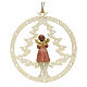 Christmas decor angel with music score s2