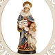 Christmas decor Saint Anne and young Mary wood s2