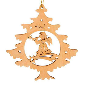 Christmas tree decoration, Angel with horn