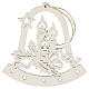 Christmas tree decoration, bell with candles s1