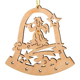 Christbaumschmuck Glocke Engel mit Horn