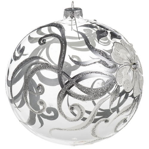 Bola De Navidad De Vidrio Soplado Alessi 'Delight' - Diámetro 9 Cm, Diseño Rojo, Blanco Y Dorado