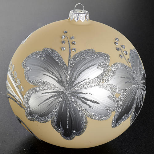 Christmas tree decoration, bauble in blown glass 15cm 2