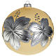 Christmas tree decoration, bauble in blown glass 15cm s1