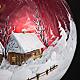 Boule de Noel paysage hivernal 15 cm s4