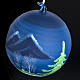 Bola de navidad decorado paisaje 14cm s4