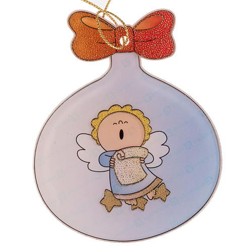 Decoration for the Christmas tree in plexiglass, angel 1