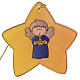 Decoration for the Christmas tree in plexiglass, star with angel s1