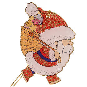 Addobbo Natale albero plexiglass Babbo Natale