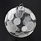 Bauble for Christmas tree in blown glass, 6cm diameter s2