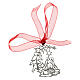 Christmas tree decoration in 800 silver, nativity s1