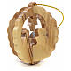 Christmas tree decoration in Holy Land olive wood s1