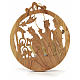 Christmas decoration in Holy Land olive wood, Wise Kings s1