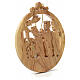 Christmas decoration in Holy Land olive wood, Wise Kings s2