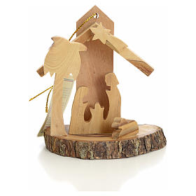 Nativity Christmas decoration, Holy Land olive wood