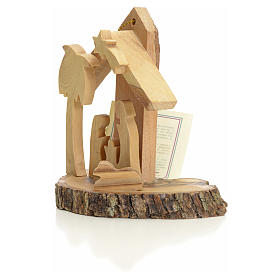 Nativity Christmas decoration, Holy Land olive wood
