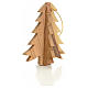 Christmas tree decoration in Holy Land olive wood, fir tree s2