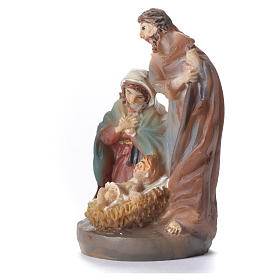 Christmas tree ornaments in wood and pvc: Nativity 5cm resin multicolour