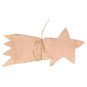 Guiding Star golden with rope 9x20cm
