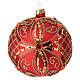 Christmas Bauble gold, matte base 10cm s2