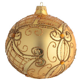 Bola de Navidad Árbol decoraciones doradas 150 mm