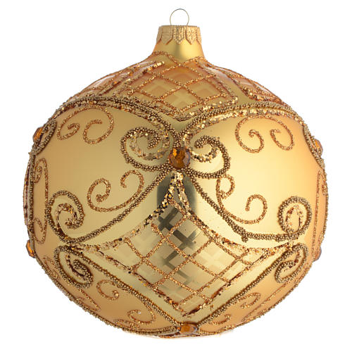 Bola de Navidad Árbol decoraciones doradas 150 mm 1