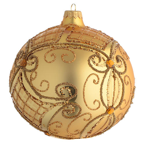 Bola de Navidad Árbol decoraciones doradas 150 mm 2