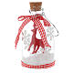 Christmas decoration, bottle with tree in glass, 10cm s3