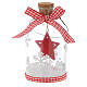 Christmas decoration, bottle with tree in glass, 10cm s4
