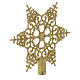 Christmas Tree topper with golden snowflake s2