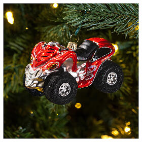 Quad decorazione vetro soffiato Albero Natale