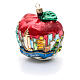 New York Apple decorazione vetro soffiato Albero Natale s6