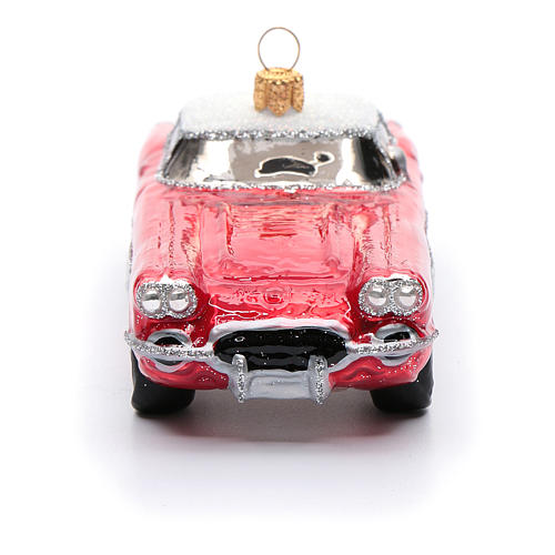 Blown glass Christmas ornament, classic roadster | online sales on ...