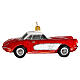 Blown glass Christmas ornament, classic roadster s5
