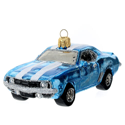 Coche Mustang adorno vidrio soplado Árbol de Navidad venta online en HOLYART