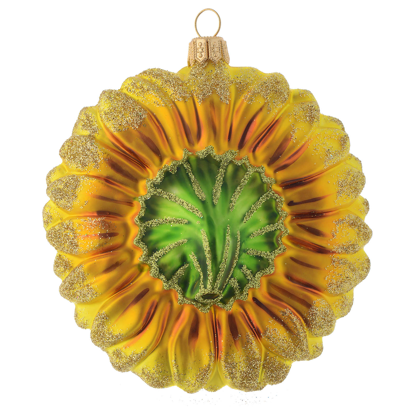 Blown Glass Christmas Ornament Sunflower Online Sales On
